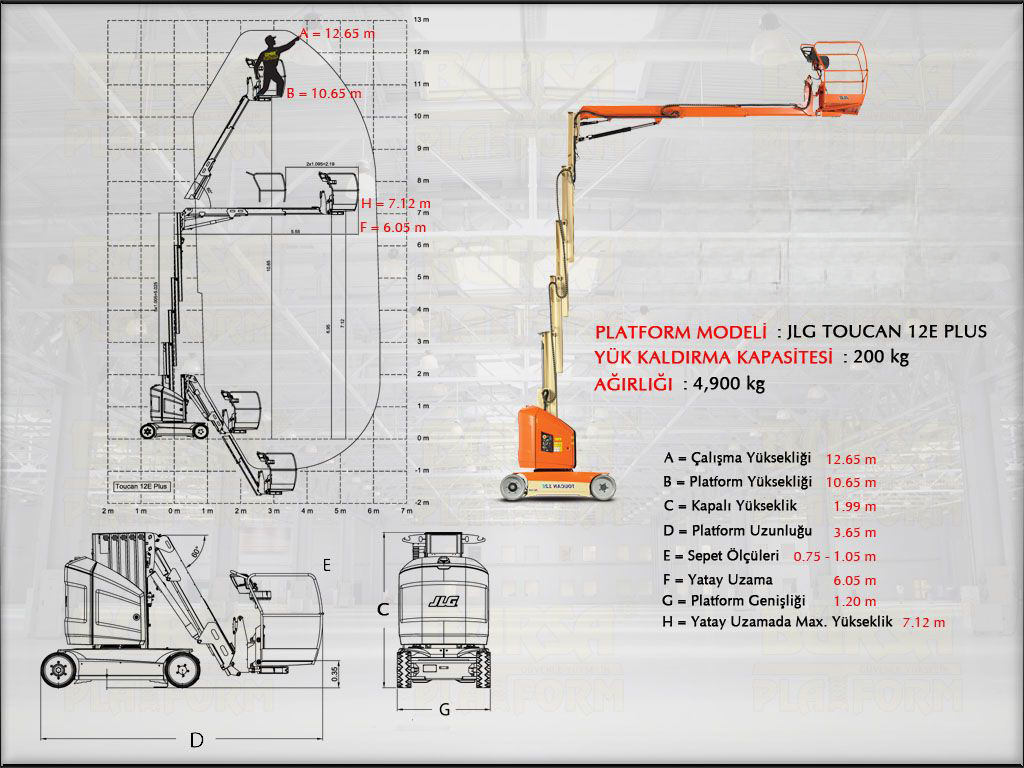D�KEY MANL�FT / 12  Metre Dikey Manlift foto�raf� 104
